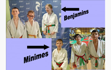 District benjamins / Coupe départementale minimes. Résultats